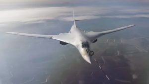 Read more about the article Moment Russian Bomber Refuels In Air During War Games