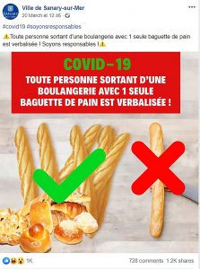 Read more about the article COVID-19: French Town Bans Buying Baguettes From Baker
