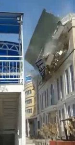 Read more about the article Moment Strong Winds Rip Off Huge University Roof