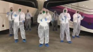 Read more about the article COVID: Russia Drivers Perform Dance While Cleaning Bus