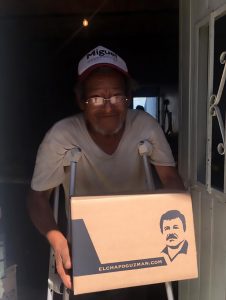 Read more about the article El Chapo COVID Masks As Daughter Distributes Aid Boxes