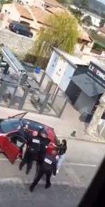 Read more about the article French Cops Beat COVID Driver As Masked GF Watches
