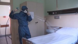 Read more about the article Russia Experts In PPE Disinfect Serbia Hospitals