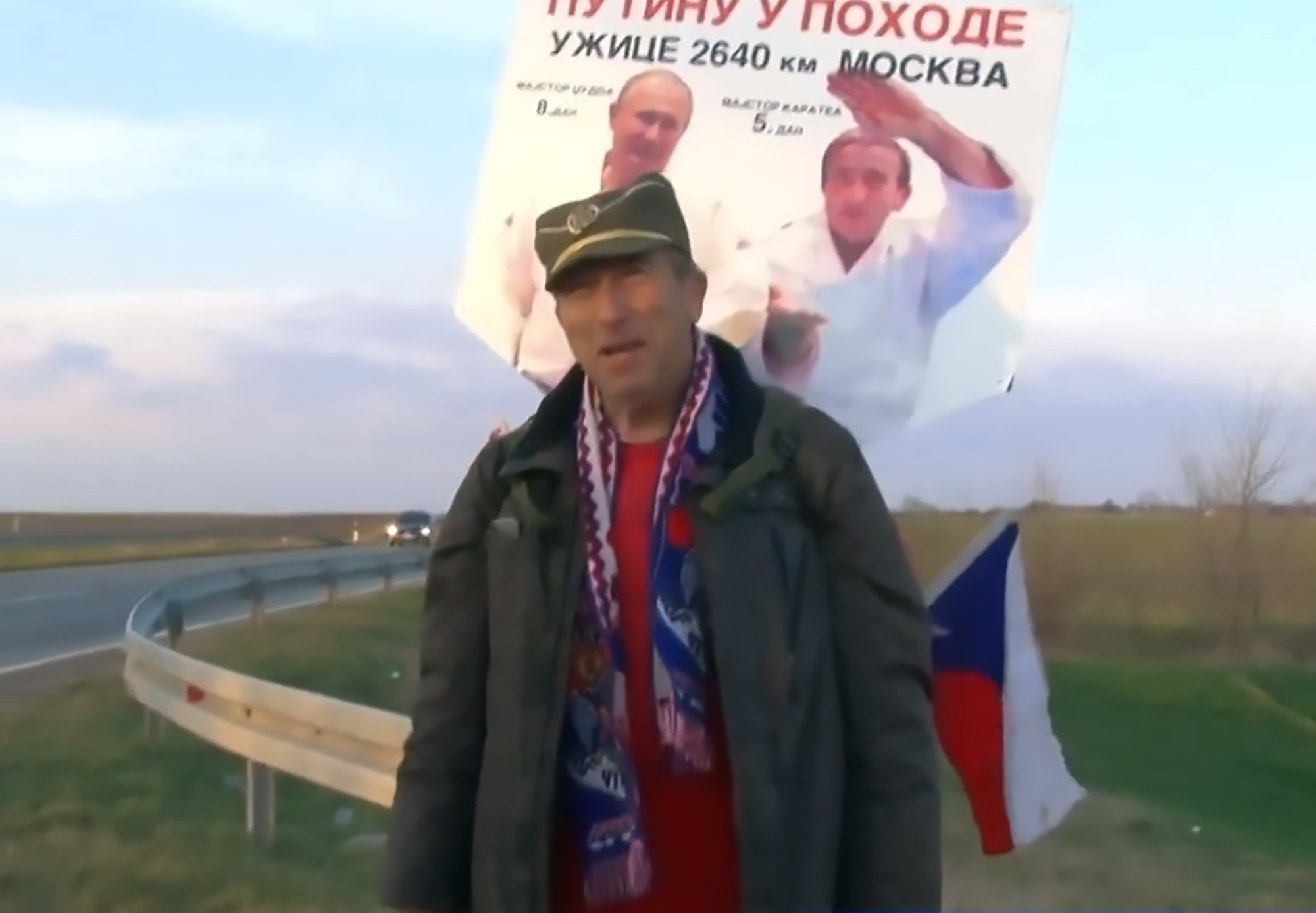 Read more about the article OAP Walks From Serbia to Russia To Give Putin Brandy