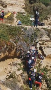 Read more about the article Moment US Rescuers Lift Downed Paraglider Up Ravine