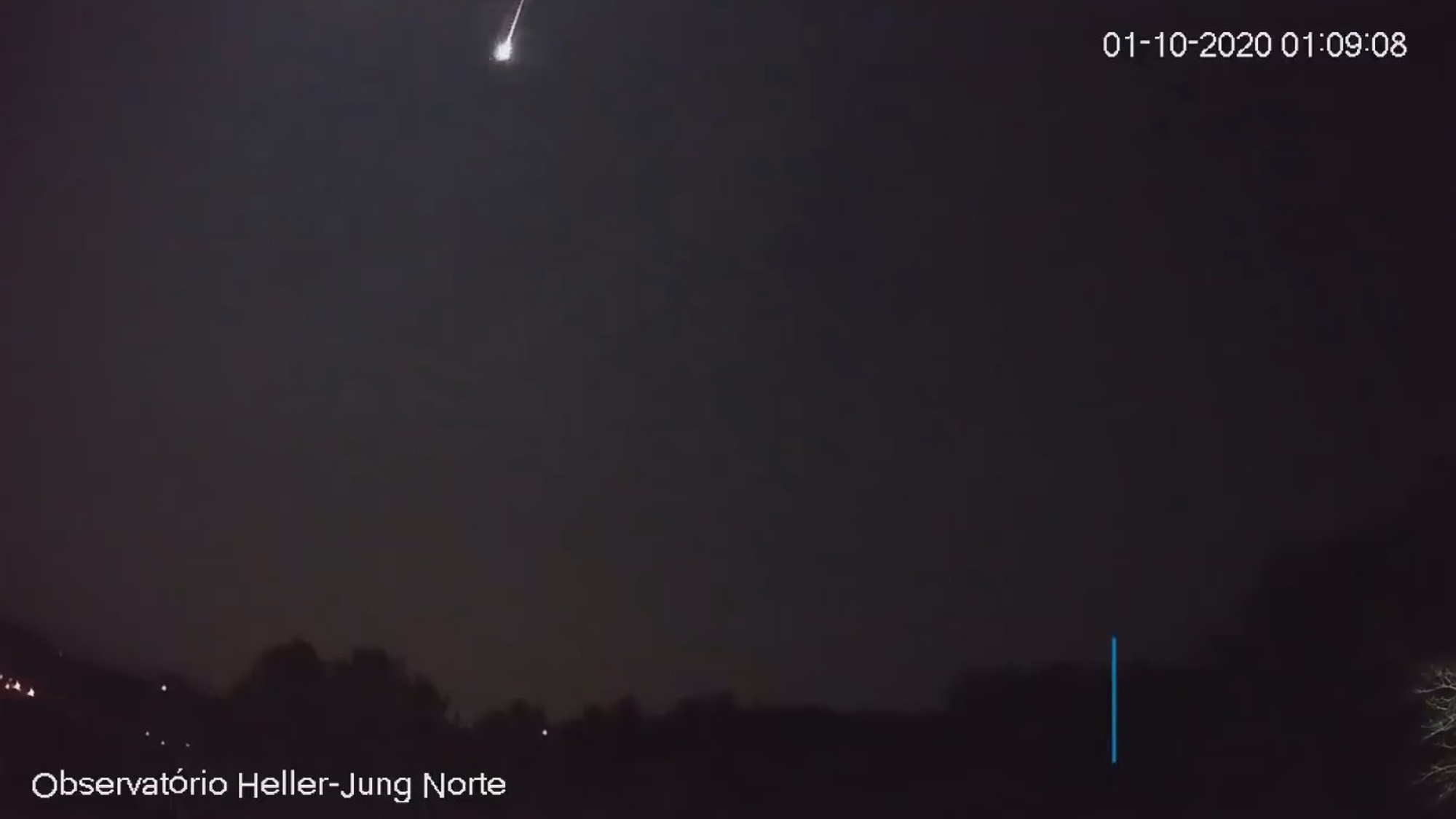 Read more about the article Moment Meteor Passes Over Brazil City Brighter Than Moon