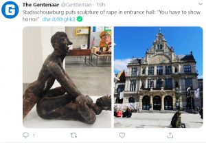 Read more about the article Belgian Theatre Unveils Congo Rape Statue At Entrance