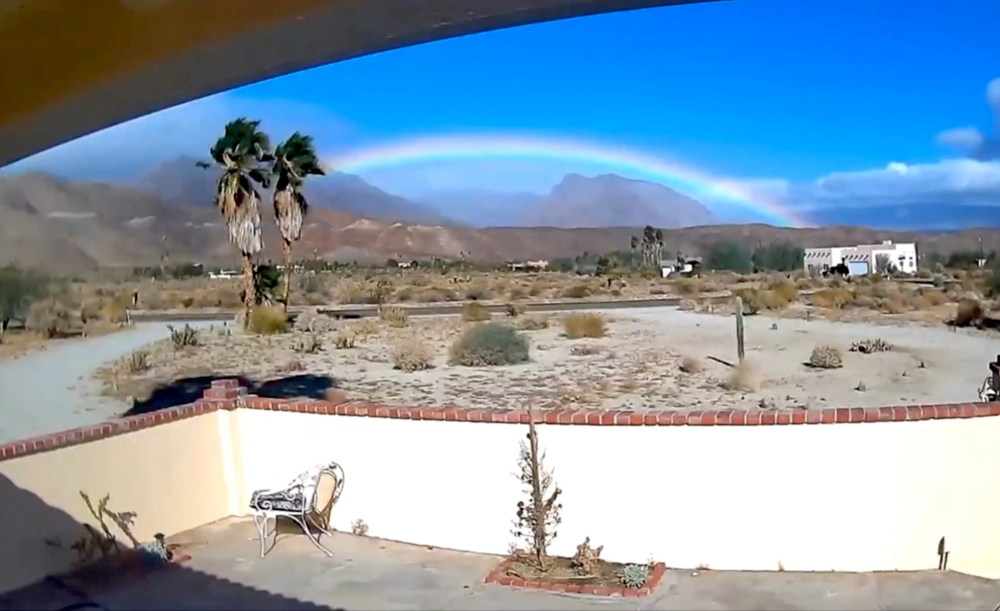 Read more about the article Rainbow After Storm And Snow Southern California