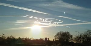 Read more about the article Fighter Jet Contrails Resemble Shape Of P3nis In German Sky