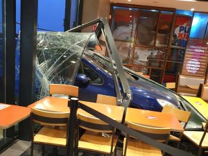 Read more about the article Uninsured Learner Driver Crashes Into Burger King