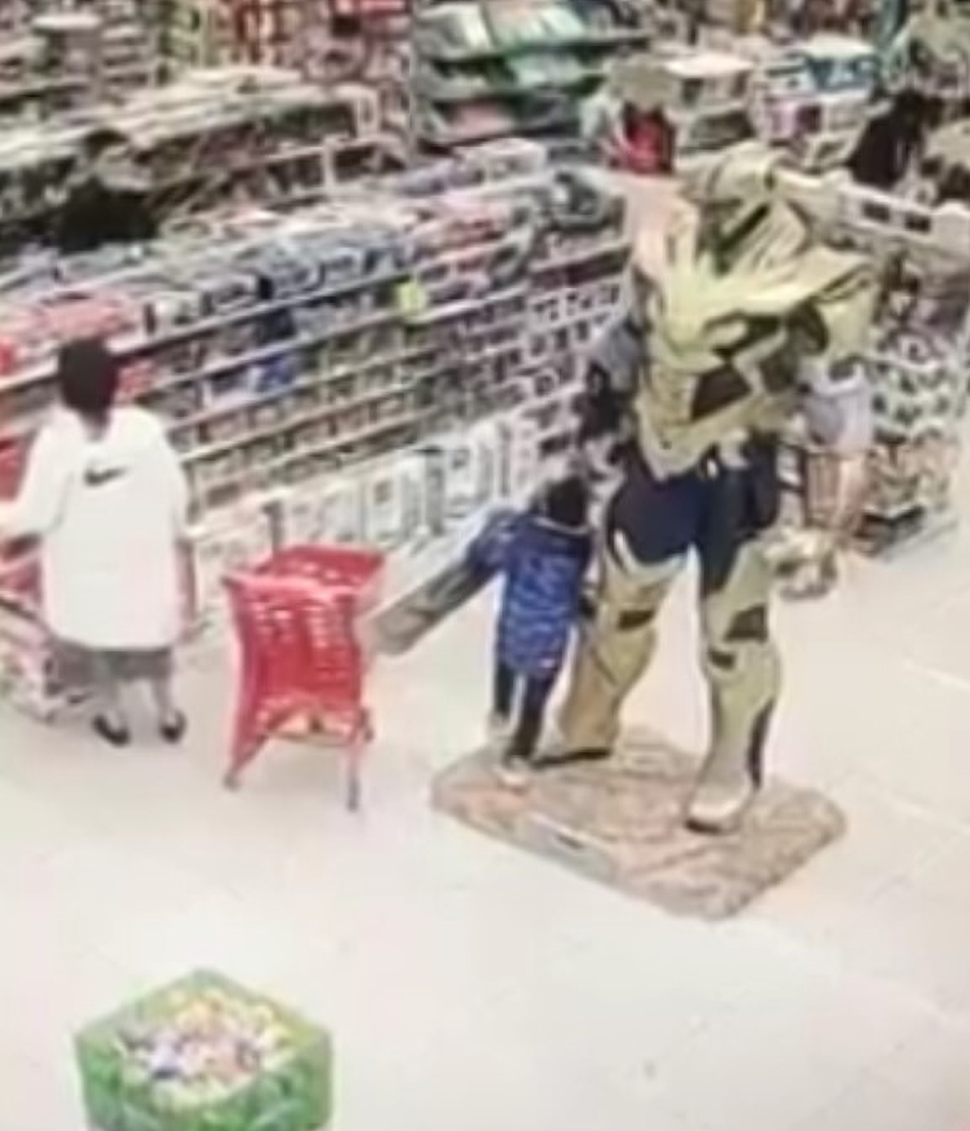 Read more about the article Moment Huge Thanos Statue Flattens Boy In Shopping Centre