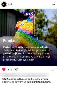 Read more about the article Turkish Broadcaster Deletes Multicoloured Pinata Photo After Hardline Netizens Say It Resembles Pride Flag