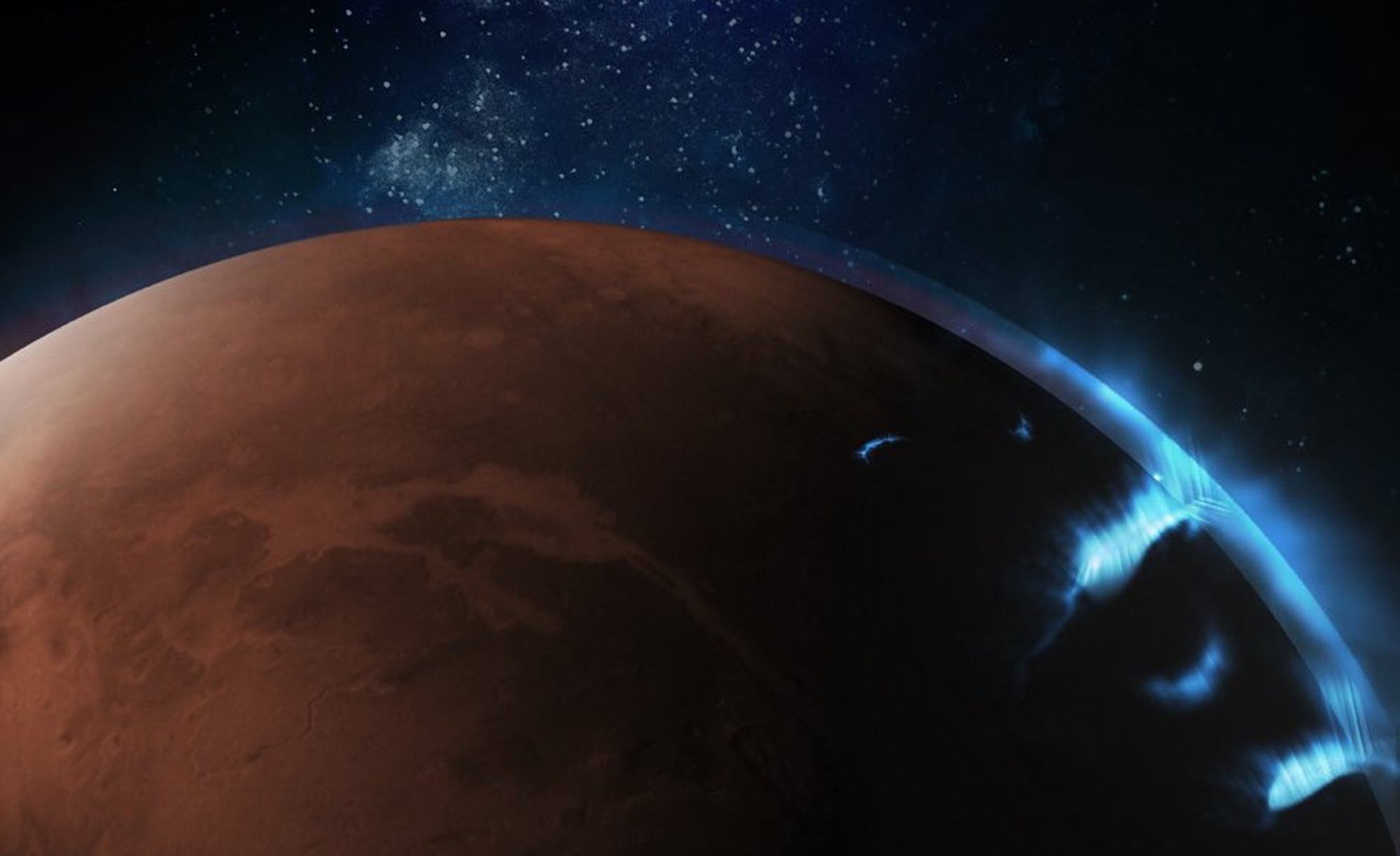 Read more about the article Hope Probe Records First Images Of Aurora On Night Side Of Mars