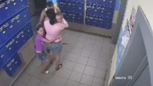 Read more about the article Shocking Moment Man Kicks Partners Daughter Against Wall In Front Of Her