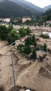 Read more about the article Moment Flood Of Biblical Proportions Flows Down Turkish City Streets