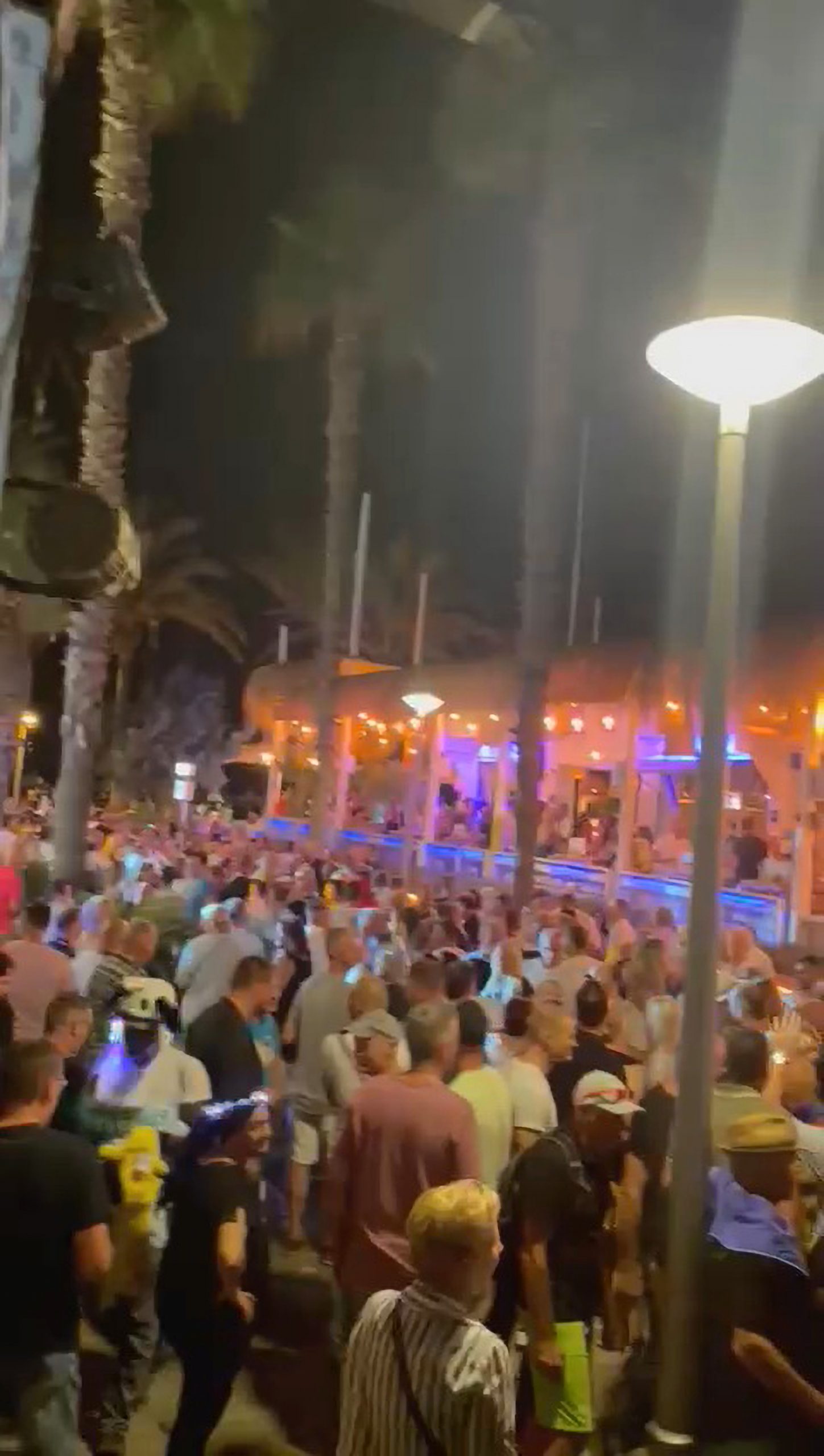 Read more about the article Hundreds Of Revellers Including British Tourists Erupt In Song On Mallorca Street, Angering Locals