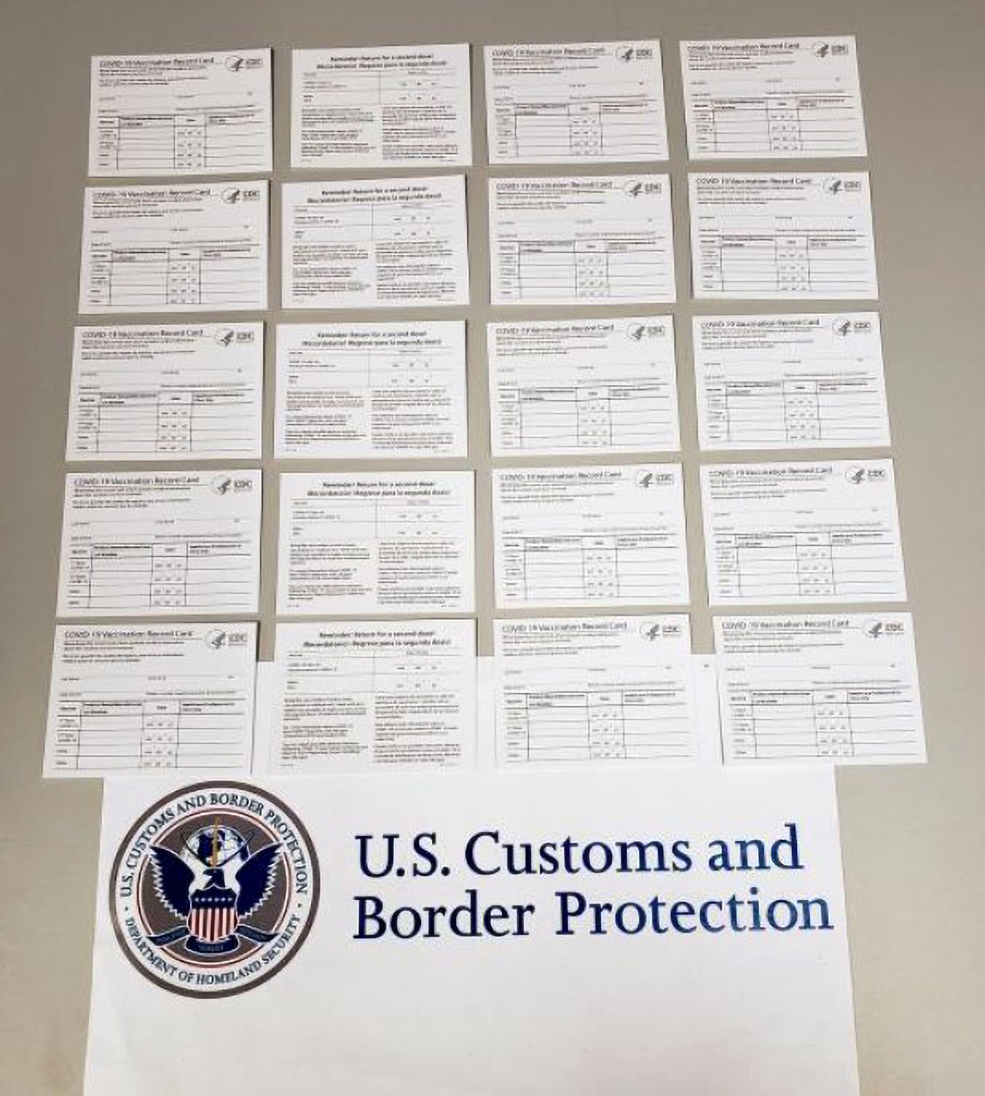 Read more about the article US Customs Seize Shipments Of Fake COVID Vaccine Cards Sent From China