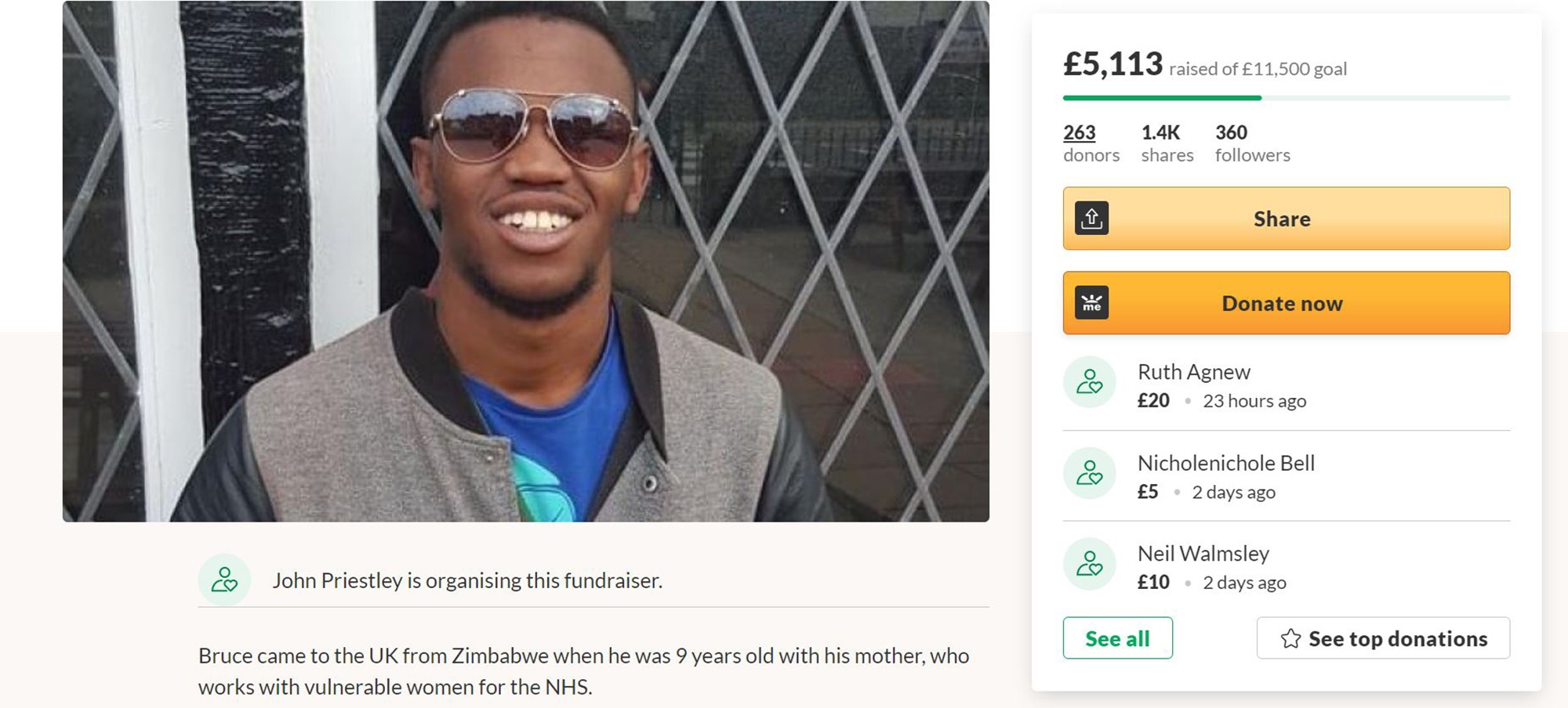 Read more about the article Family Appeals For Armed Robber, 29, Who Moved To UK Aged 9 And Got Deported To Zimbabwe With Just GBP 40