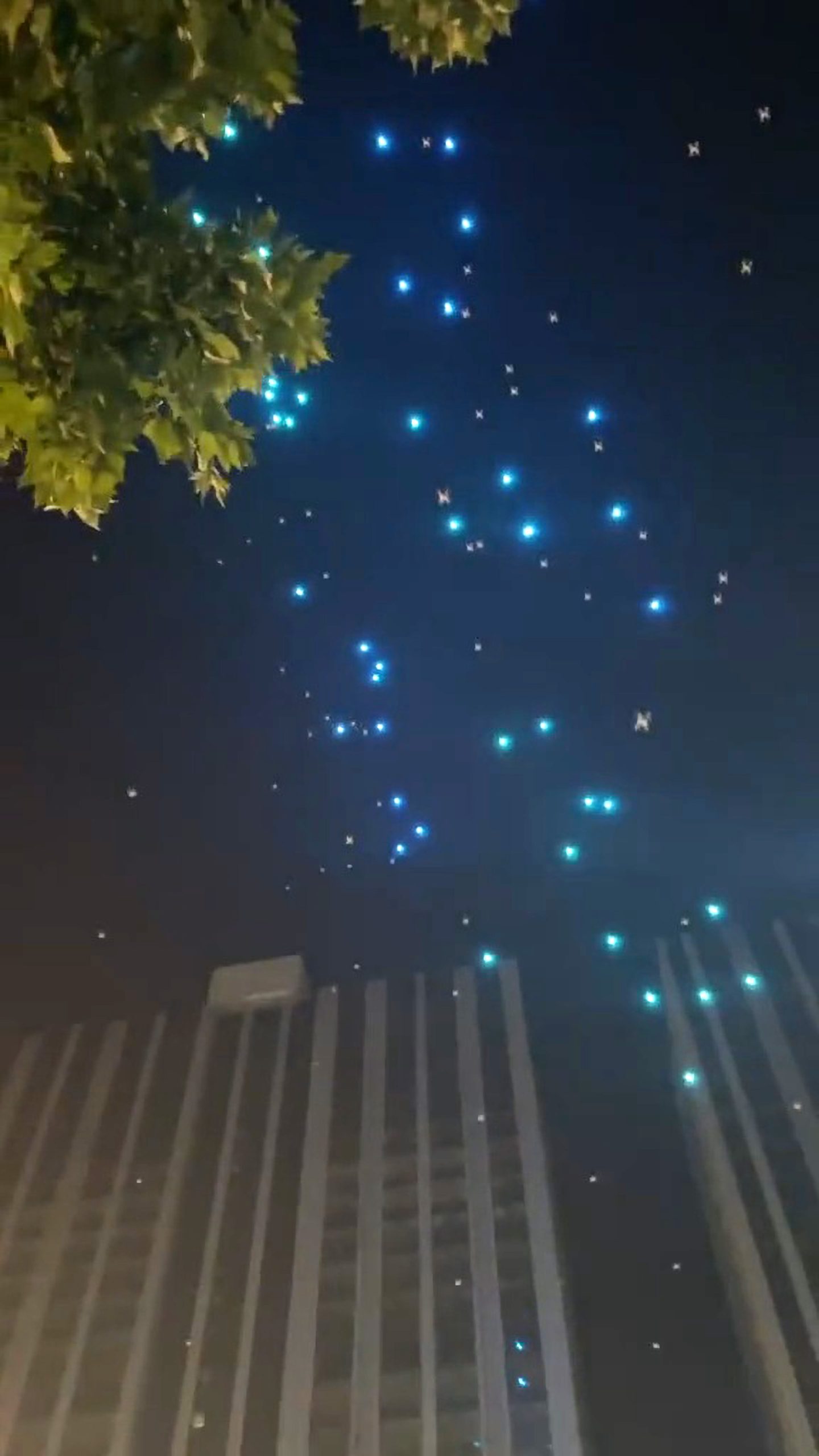 Read more about the article Dozens Of Drones In Light Show Plummet From Sky Into Spectators Arms In Suspected Hacking Incident