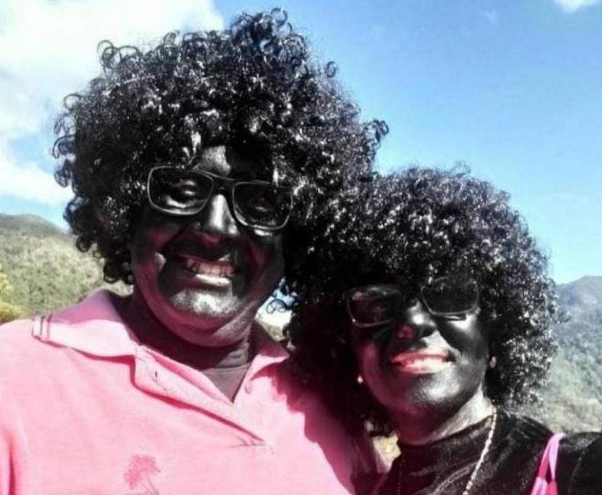 Read more about the article White Couple In Hot Water After Wearing Blackface And Black Curly Hair Wigs To Party In Church