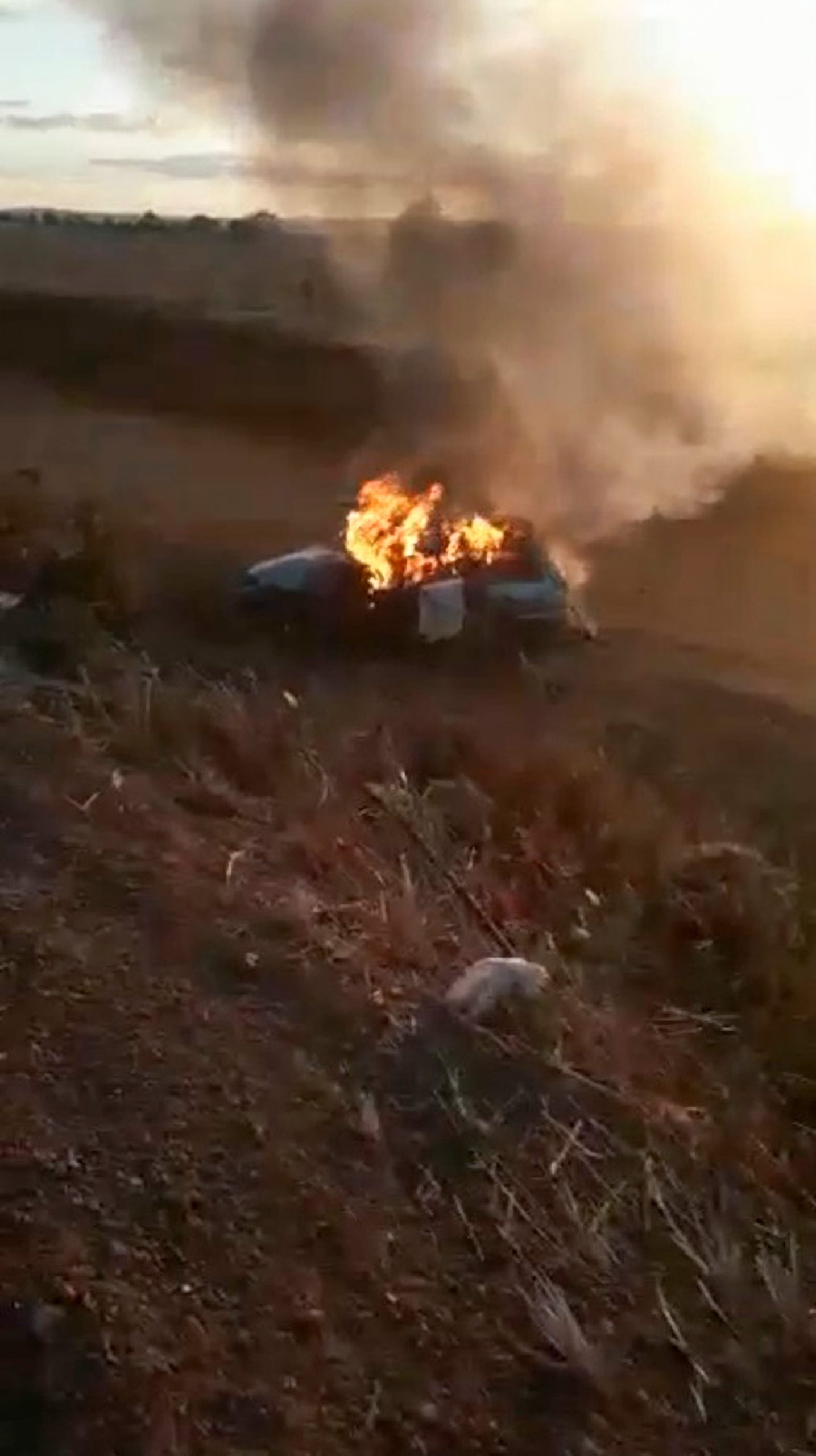 Read more about the article Woman Tries To Escape From Burning Car To Avoid Being Charred Alive