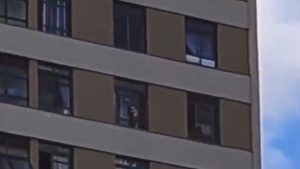Read more about the article Shock Moment Boy, 2, Stands On High Rise Window Ledge Overlooking Sheer Drop