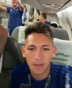 Read more about the article Boca Juniors Players Told To Stop Using The Plane Lockers As A Drum After Winning Copa Argentina