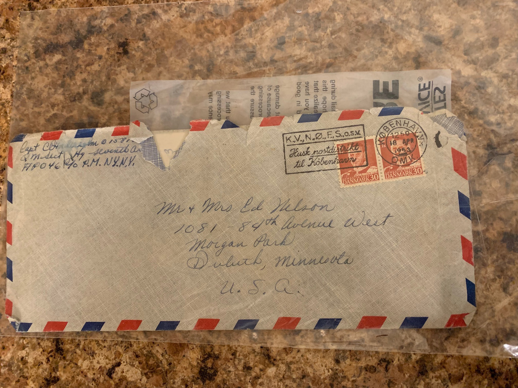 Read more about the article Minnesota Woman Receives Letter 68 Years After It Was Posted From Denmark
