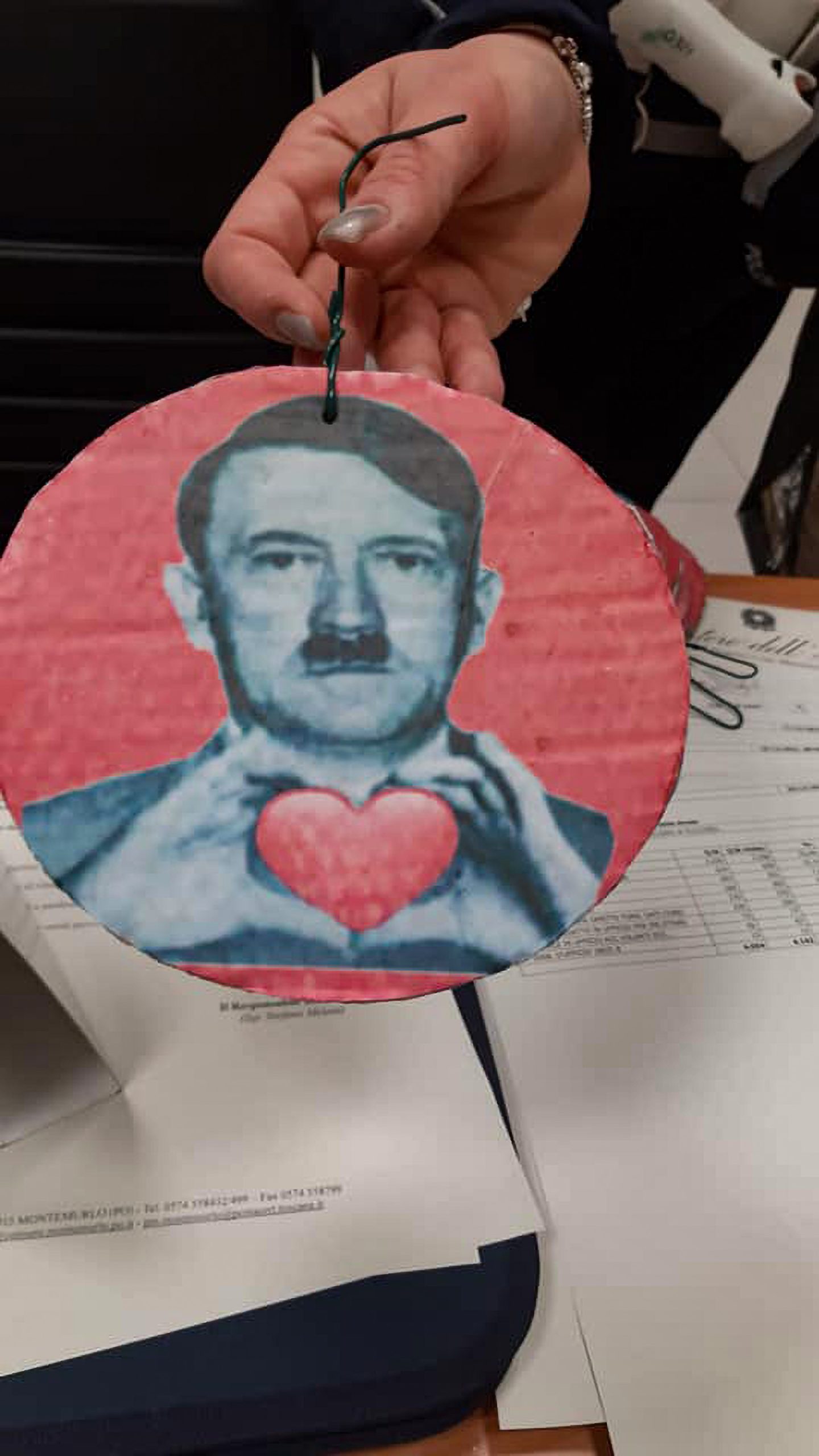 Read more about the article Outrage After A Dozen Homemade Adolf Hitler Decorations Found On Christmas Tree Outside Town Hall