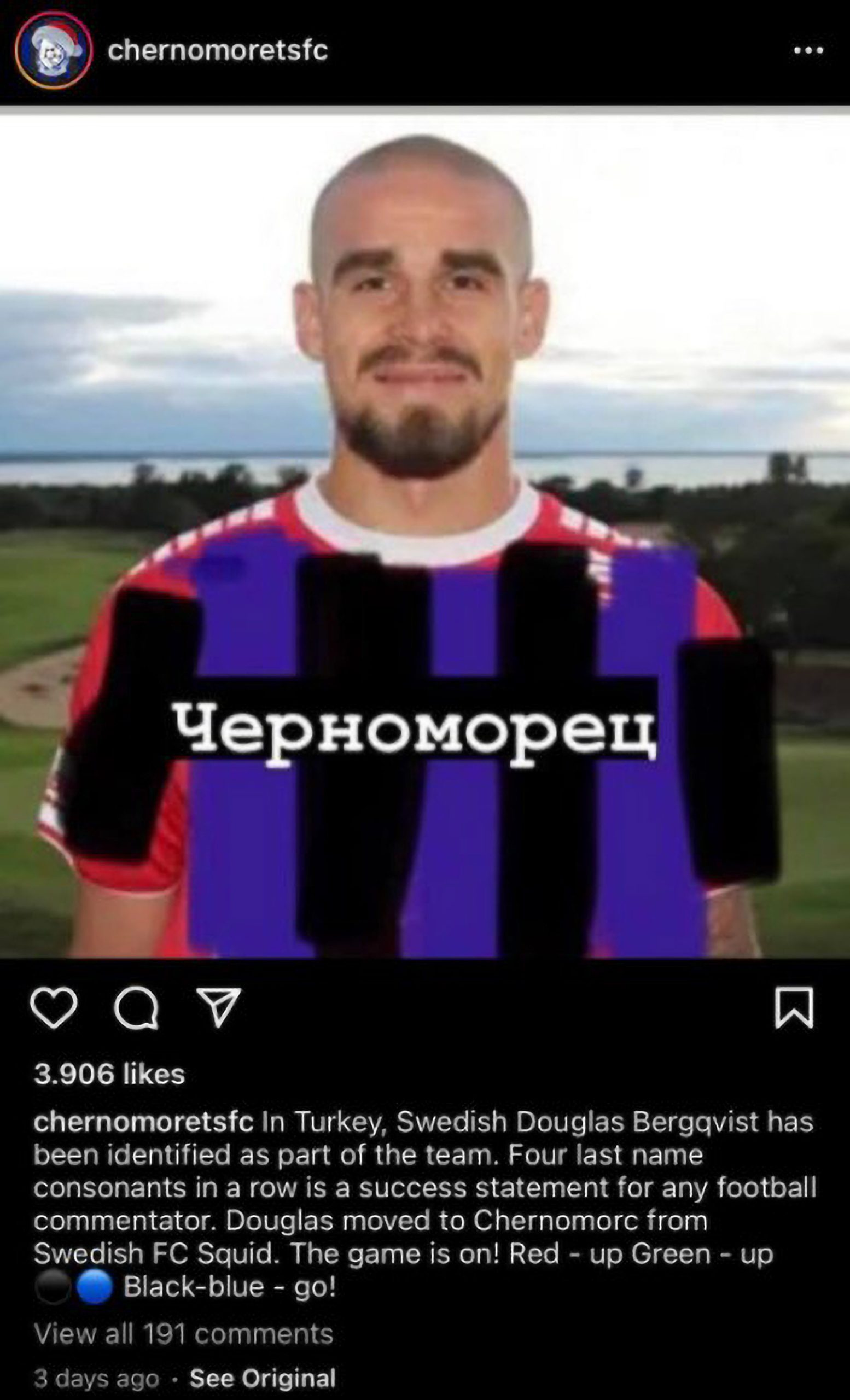 Read more about the article Ukrainian Football Club Mocked For Announcing New Player With Photo Edited With Microsoft Paint
