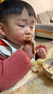 Read more about the article Adorable Moment Boy, 2, Keeps Nodding Off While Eating Chicken Feet