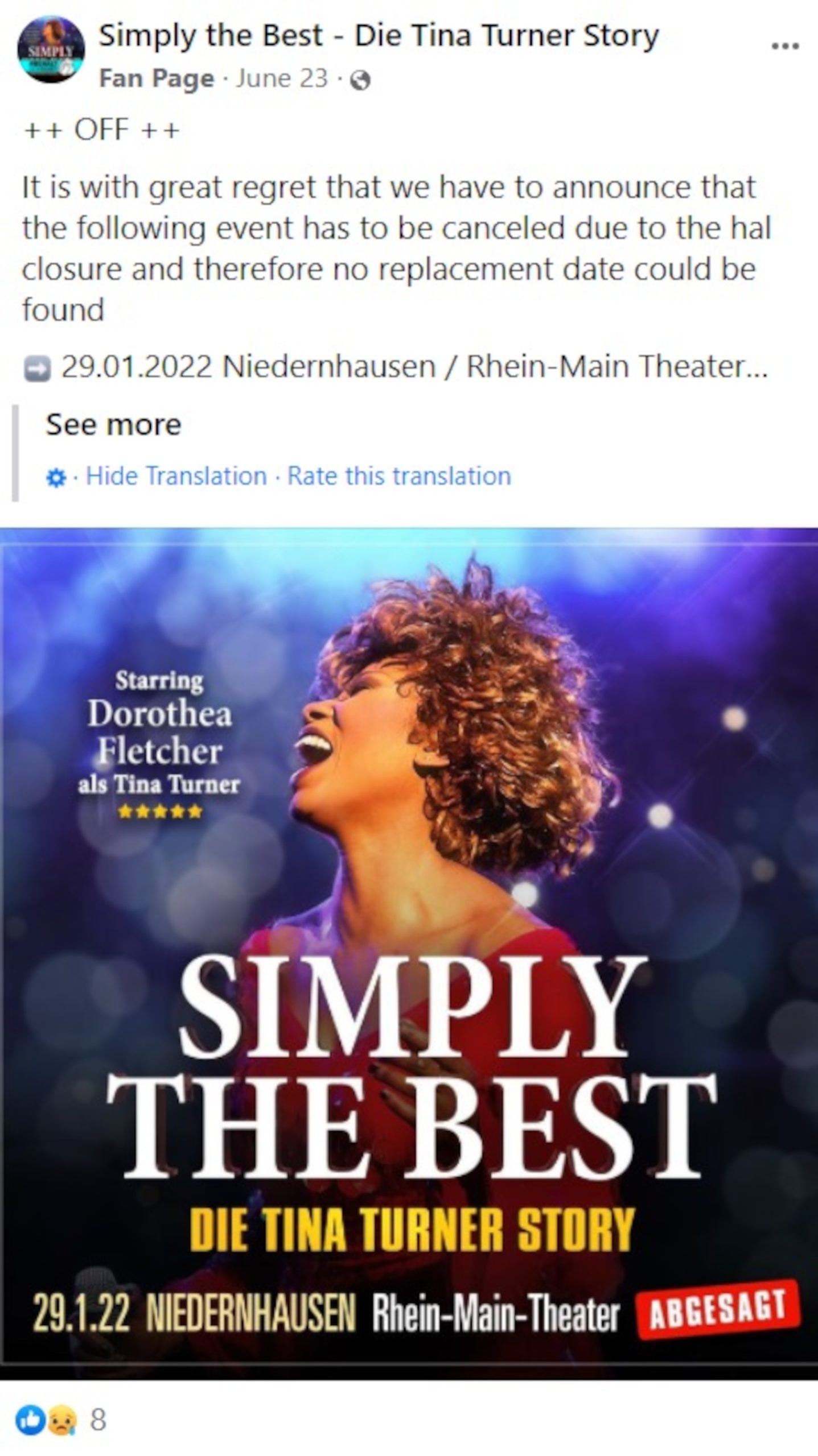 Read more about the article Tina Turner Team Loses Legal Batter Against Doppelganger For Allegedly Misleading Fans With Poster Likeness