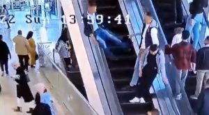 Read more about the article RAIL STUPID: Man Plunges Off Escalator As He Tries To Ride Handrail