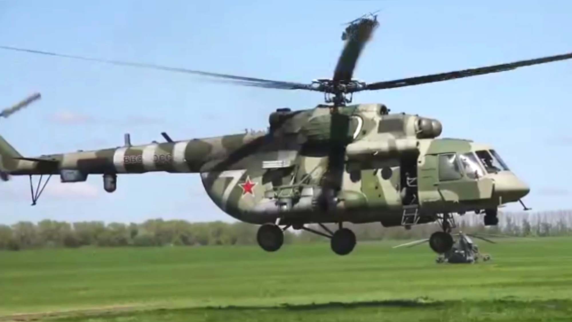 Read more about the article WAR IN UKRAINE: Russia Claims Footage Shows Attack Helicopters Conducting Electronic Warfare