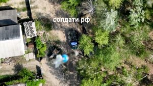 Read more about the article WAR IN UKRAINE: Bombs Dropped By Drone Send Russian Troops Scarpering