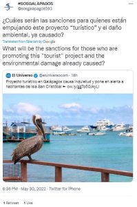 Read more about the article DARWIN ISLAND FURY: Luxury Hotel On Galapagos Isle Will Destroy Wildlife Say Experts