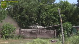 Read more about the article WAR IN UKRAINE: Pro-Russian LPR Claims Footage Shows How Ukrainian Forces Are Retreating
