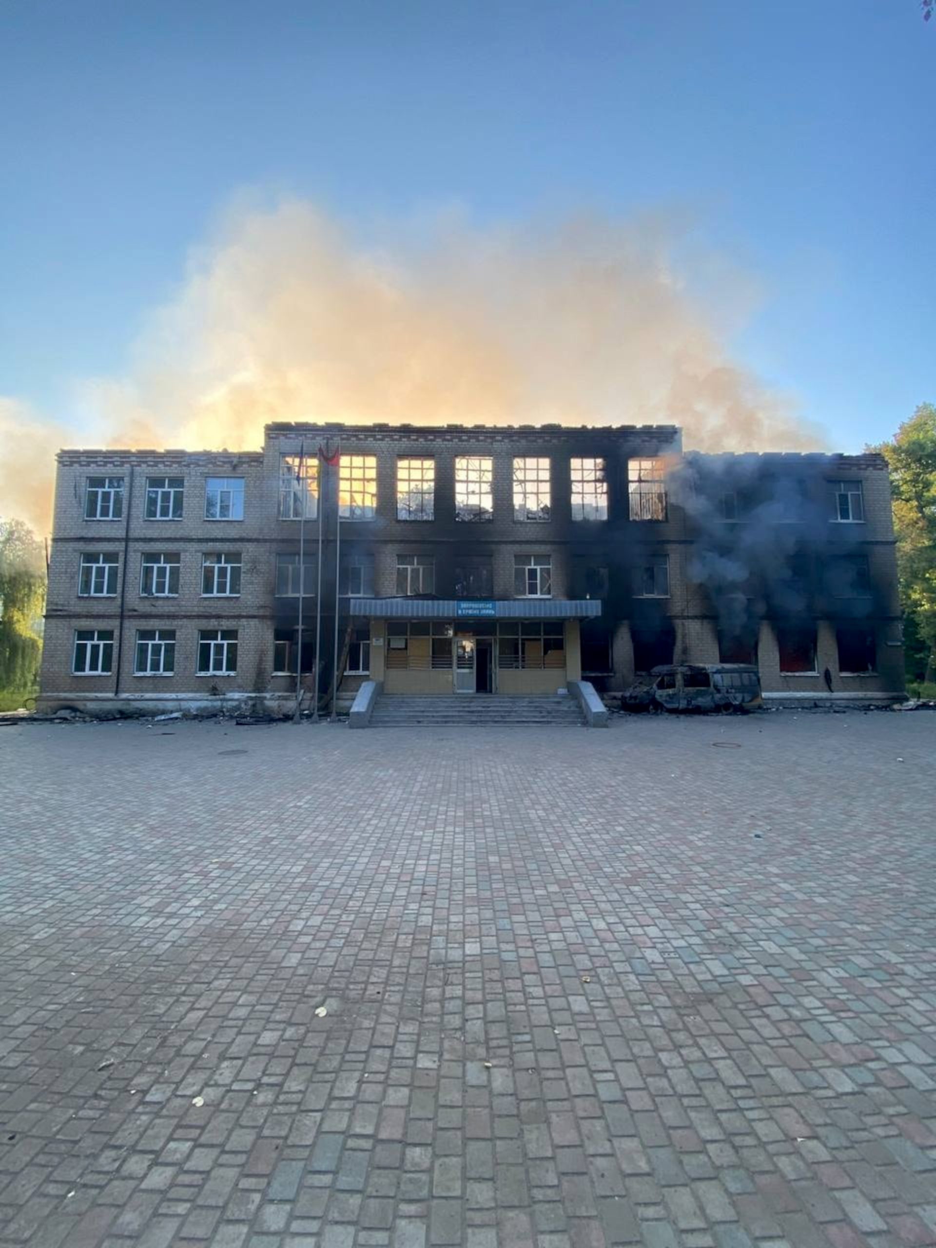 Read more about the article WAR IN UKRAINE: Ukrainian Official Says School Destroyed By Russian Incendiary Bomb Is One Of 200 Blown Up So Far
