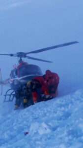 Read more about the article CHOPPER RESCUE: Helicopter Plucks Injured Climbers From 28k-ft Peak After Death Avalanche￼