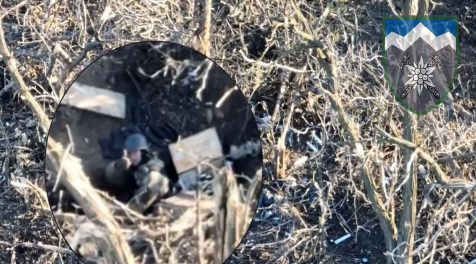 Read more about the article Chill Ukrainian Soldier Casually Waves At Friendly Drone During Tense Firefight With Russian Enemy
