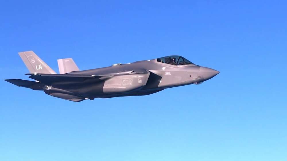 Read more about the article RAF LAKENHEATH: US Liberty Wing F-35 Celebrates One Year Anniversary In the UK￼