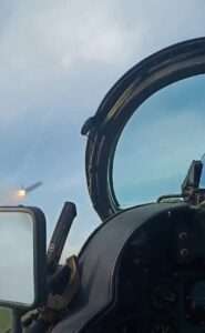 Read more about the article Ukrainian Helicopter Fires Missiles At Russian Military Positions