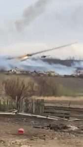 Read more about the article Helicopters Fly Perilously Low To Spray Russian Positions With Gunfire