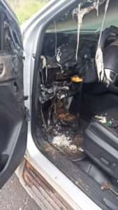 Read more about the article LIGHTNING STRIKE: Inside Of Pickup Truck Melted After Being Zapped During Storm