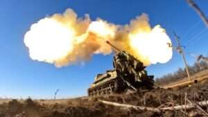 Read more about the article Russia Says It Has Fired On Ukrainian Positions With Self-Propelled Guns