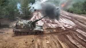 Read more about the article Russia Claims Its Msta-S Self-Propelled Guns Shelled Ukrainian Positions
