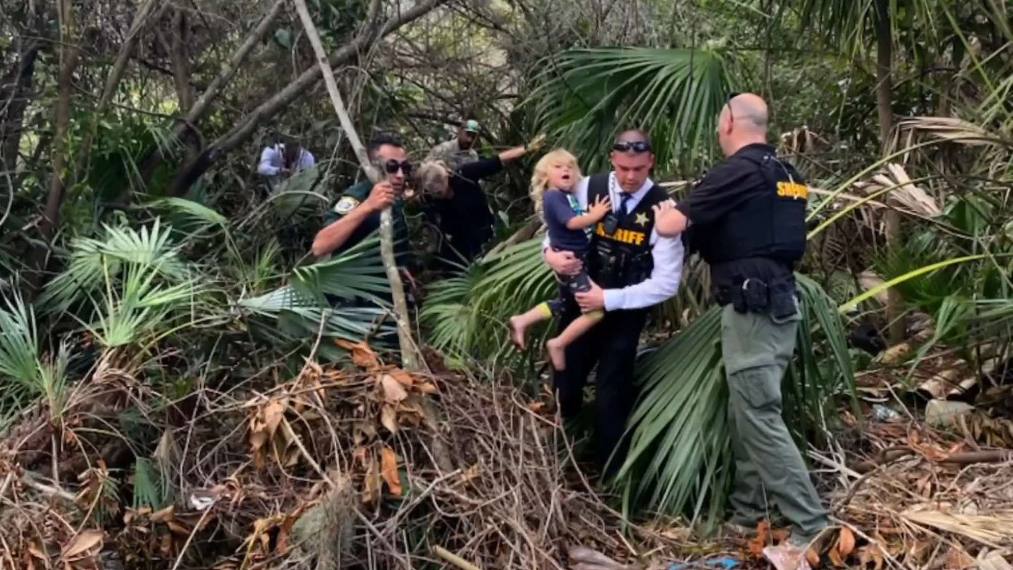 Read more about the article  Four-Year-Old Boy Reunited With Worried Dad After Being Rescued From Woods