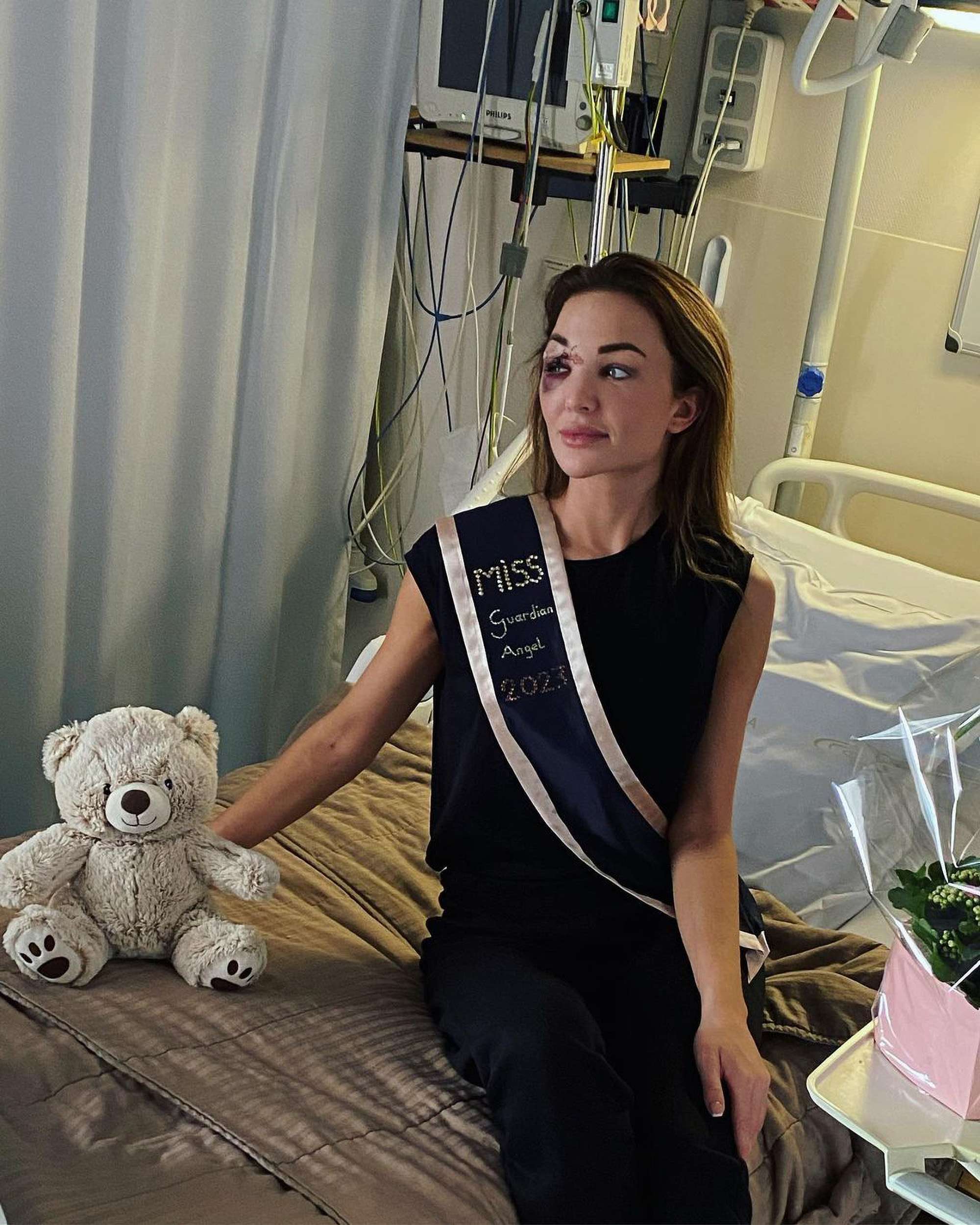 Read more about the article ON THE MEND: Miss Belgium Shares Images Of Bruised Face Following Horrific Car Crash