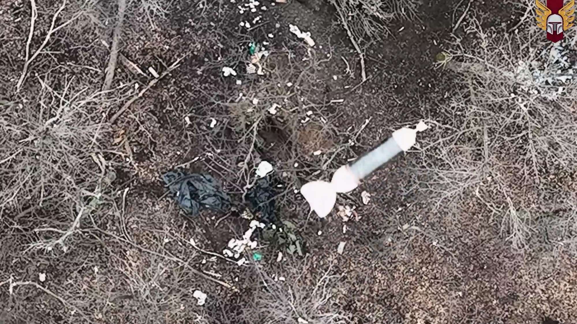 Read more about the article Ukrainian Drone Drops Bomb On Russian Soldier In Foxhole