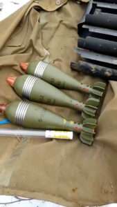 Read more about the article Ukrainian Soldiers ‘Unbox’ Fresh Delivery Of Ukrainian-Made Artillery Fragmentation Projectiles